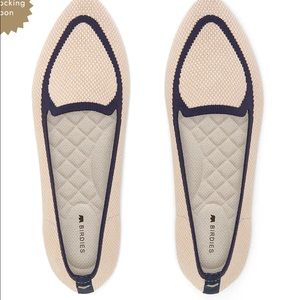 Birdies blackbird cream and blue shoes